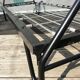 Metal bed  scoubidous green metal