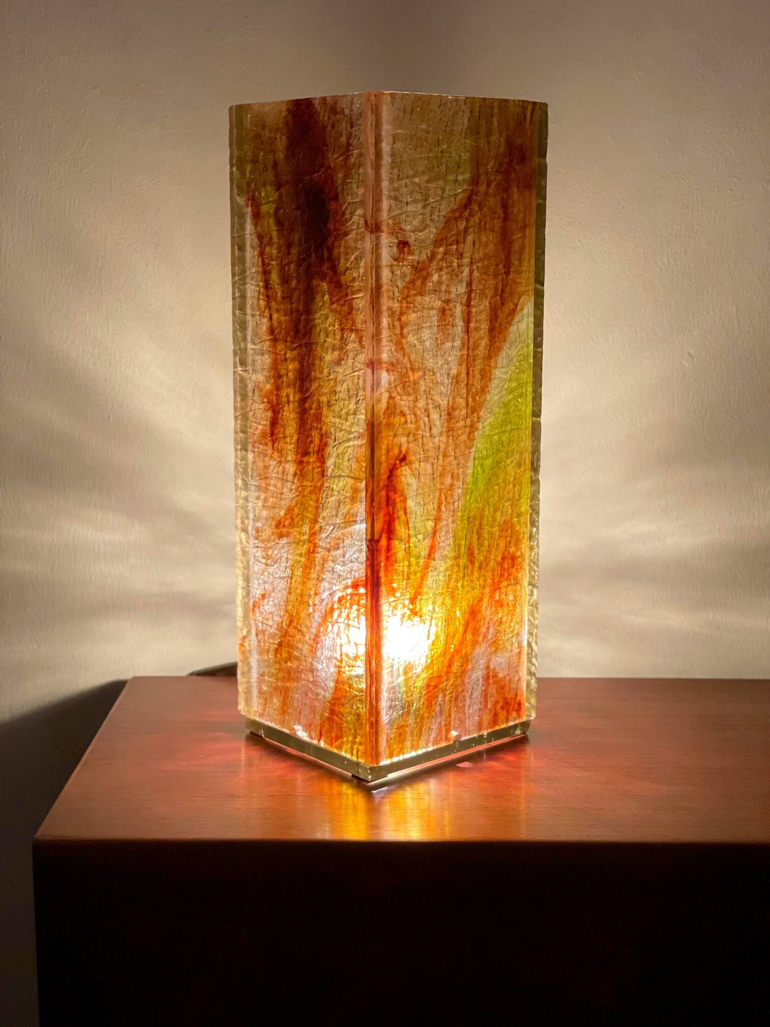 Design lamp in plexiglass