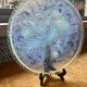 Large glass plate - Signed - P. D'Avesn - Excellent condition