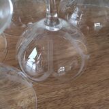 Glass glasses and decanters