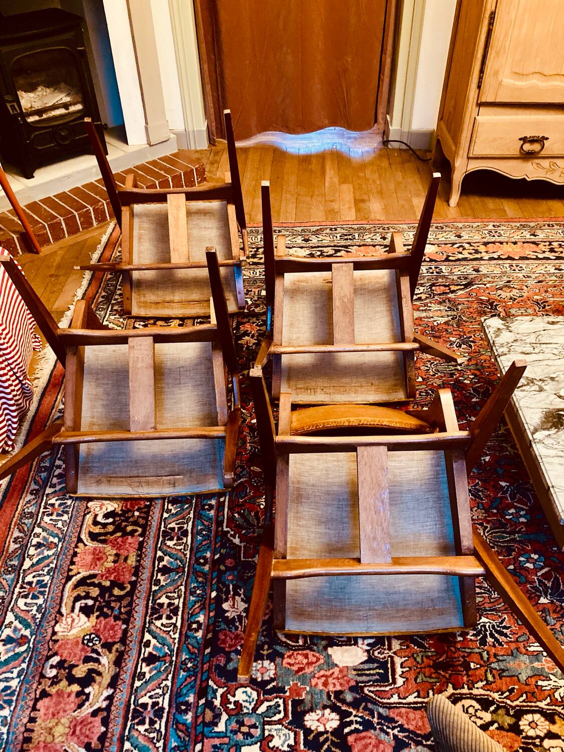 4 chairs Maurice Pré