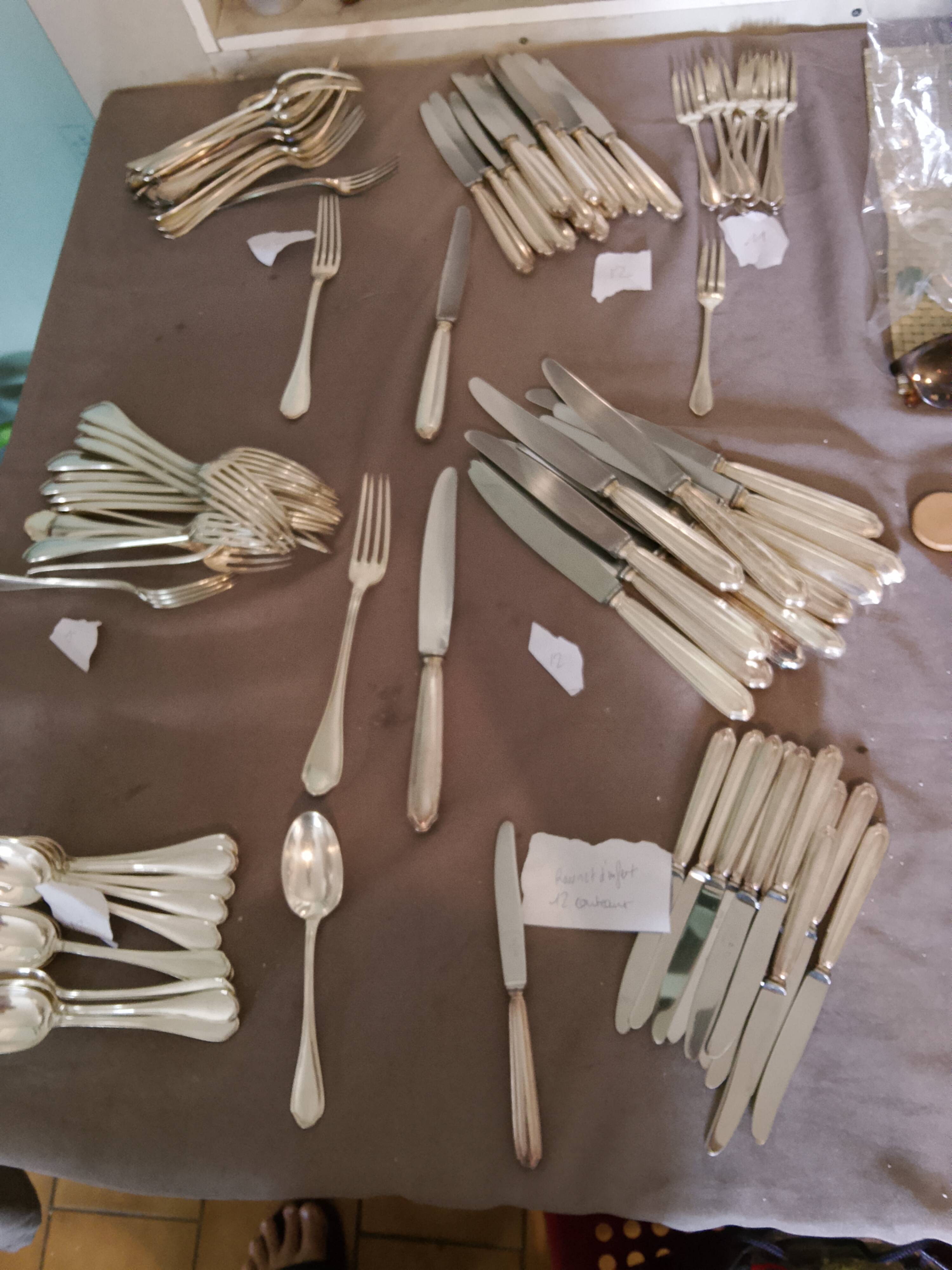 119-piece Art Deco cutlery set - Ravinet d'Enfert - CLUB model