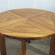 Roundtable in solid oiled elm of the Maison Regain year 70 80