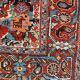 Ancient persian ghashghai carpet 130x182 cm