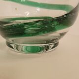 Bi-color blown glass vase Köln 1960s