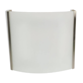 Lampe murale Tecla en verre opalin de Panzeri, années 1980