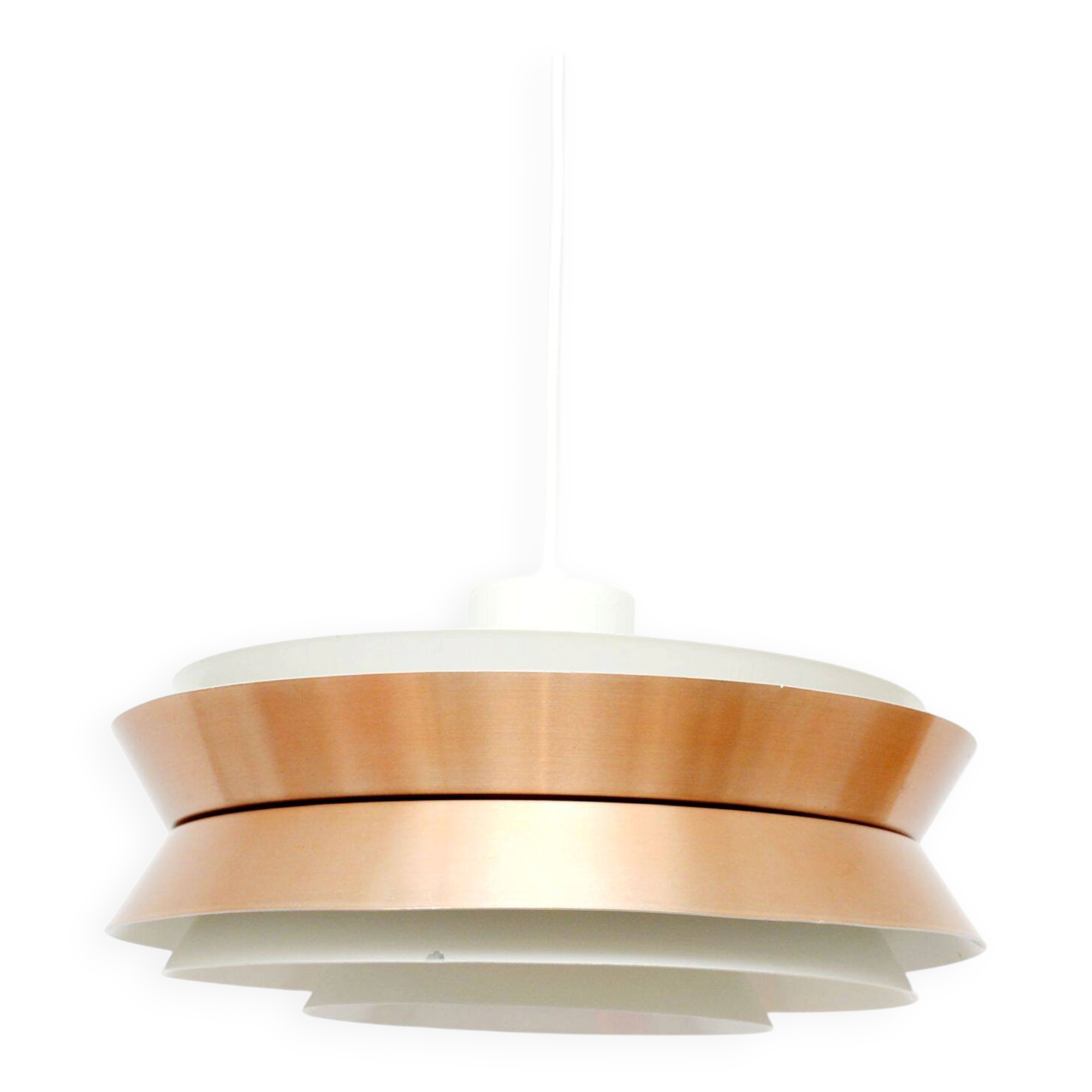 Lampe Trava en cuivre, design de C. Thore, Suède 1963
