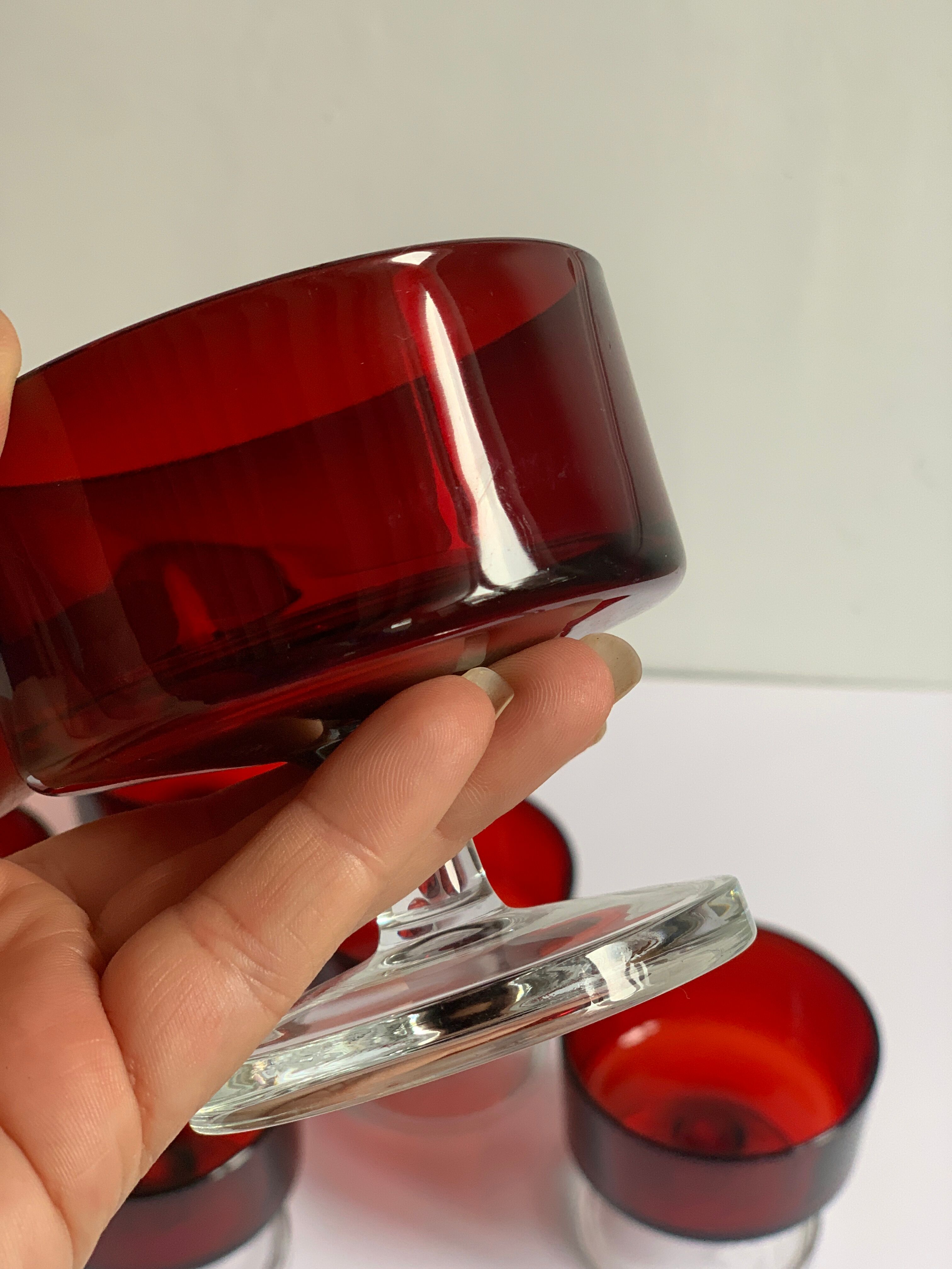 Glass of vintage champagne