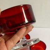 Glass of vintage champagne