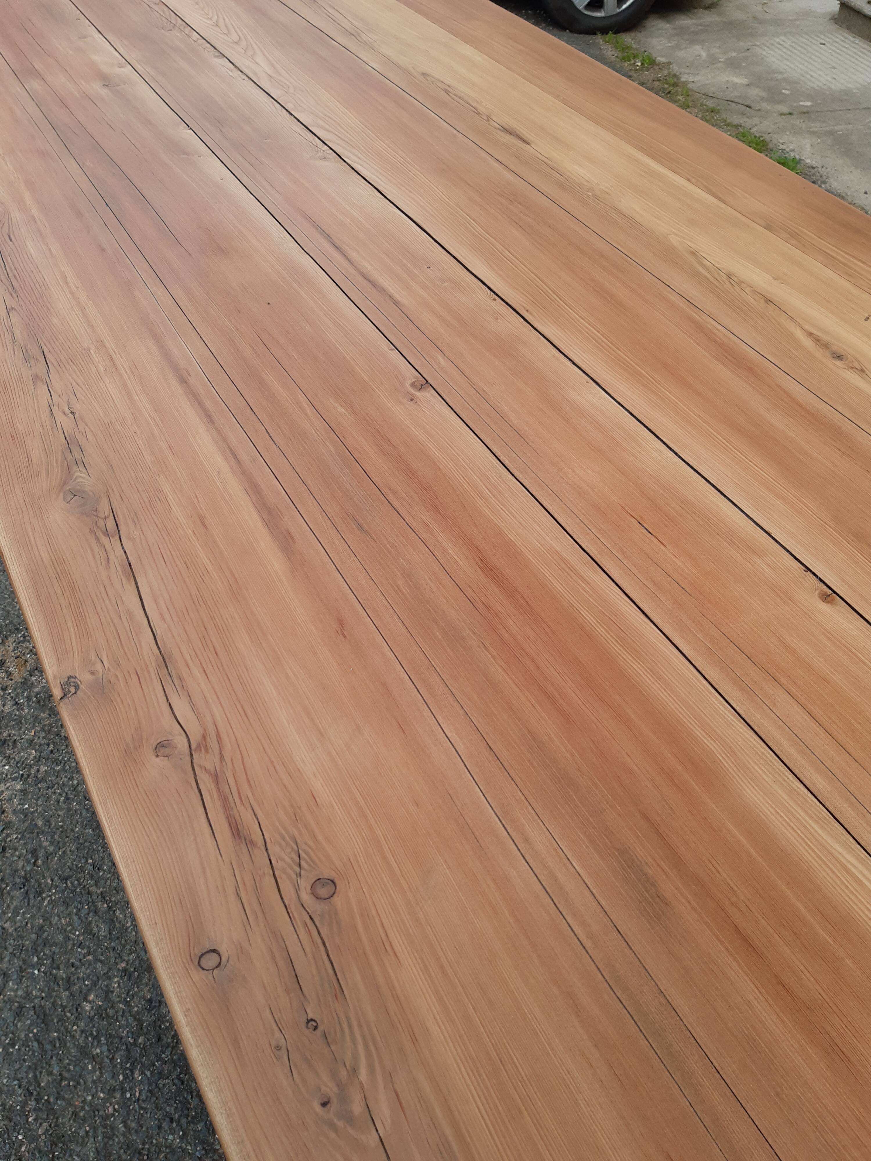Restored old farmhouse table
