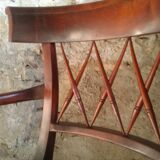 English colonial armchair in mahogany