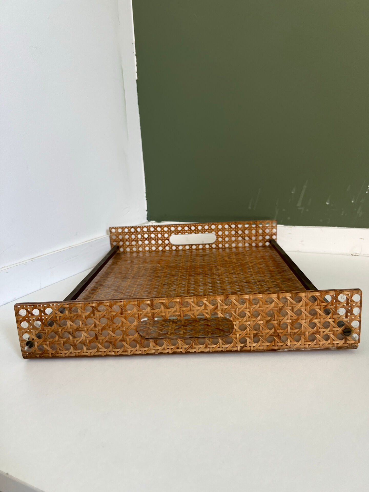 Cannage plateau Roche Bobois