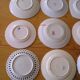 Set of 12 different dessert plates
