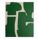 Art abstrait organique vert