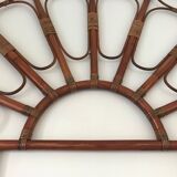 Peacock rattan headof