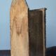 Primitive Wood Carved Kitchen Apothecary Spices Cabinet