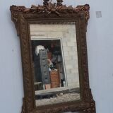 Golden mirror  65x100cm