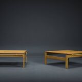 Danish Oak Coffee Tables from Komfort, 1960s, Set of 2