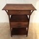 Vintage oak accent cabinet