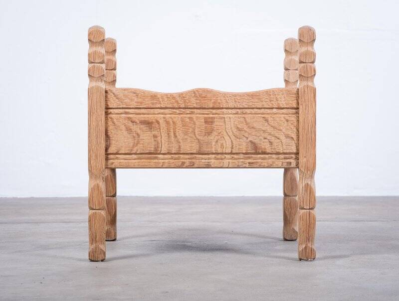 Oak Planter Stand by Henning Kjærnulf, Denmark, 1960s