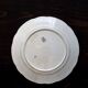 Antique flat plates made of ironstone from Onnaing, Nord - Floral and butterfly pattern.
