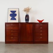 Mahogany cabinet, Danish design, 1980s, production: Denmark