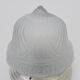 Ceiling lamp, wall lamp, molded glass lamp aluminum structure