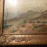 Impressionist painting, XIX-XX°s., landscape, oil on wood signed A.Hervé