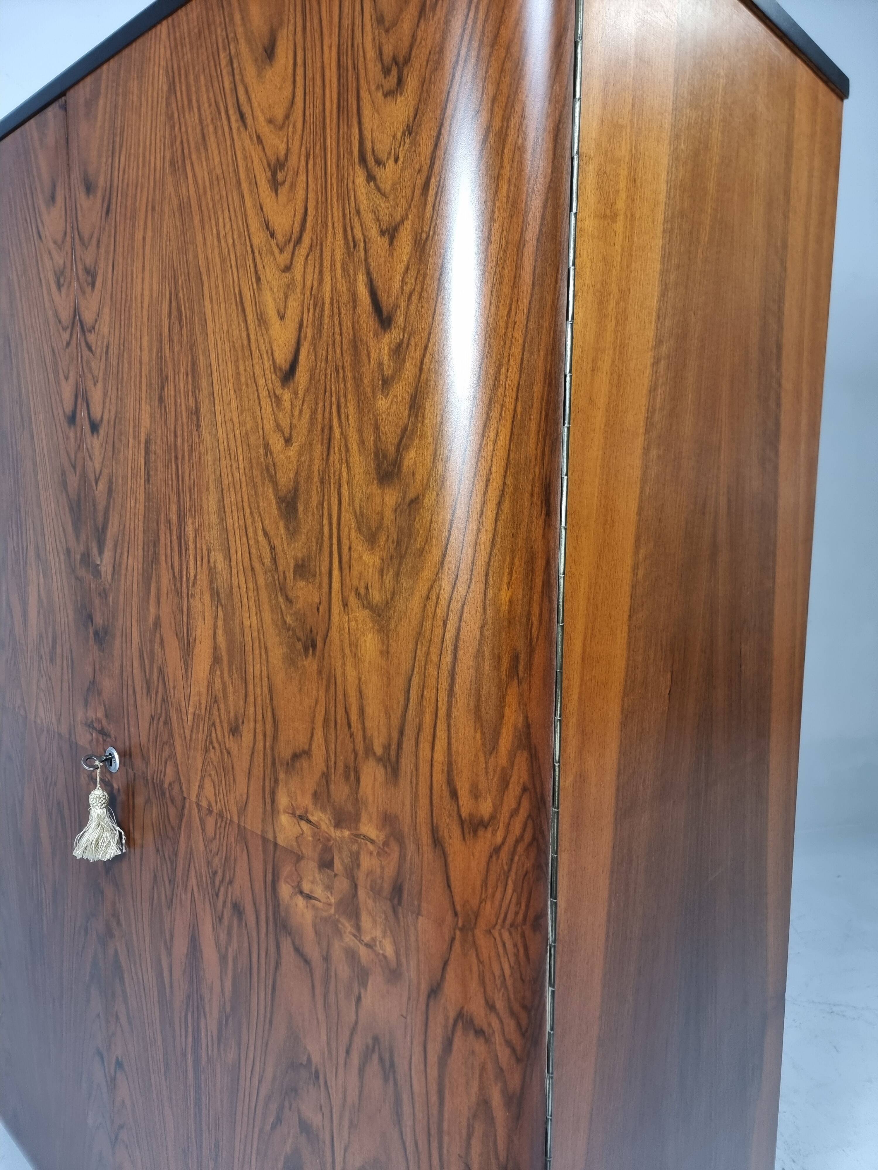 Wardrobe in Walnut by Jindřich Halabala for Up Zavody, 1950s