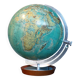 Globe terrestre vintage JRO 1970
