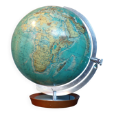 Globe terrestre vintage JRO 1970