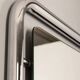 Italian space age wall mirror from the 60s/70s – tubular chrome –