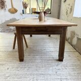 Country farmhouse table in solid beech and oak 2.5m XL