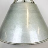 Grey Industrial Explosion Proof Lamp with Aluminium Shade from Zaos, 1970s