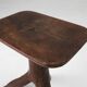 Tabouret rustique en bois du milieu du siècle avec pieds en branche d'arbre, France, 1850
