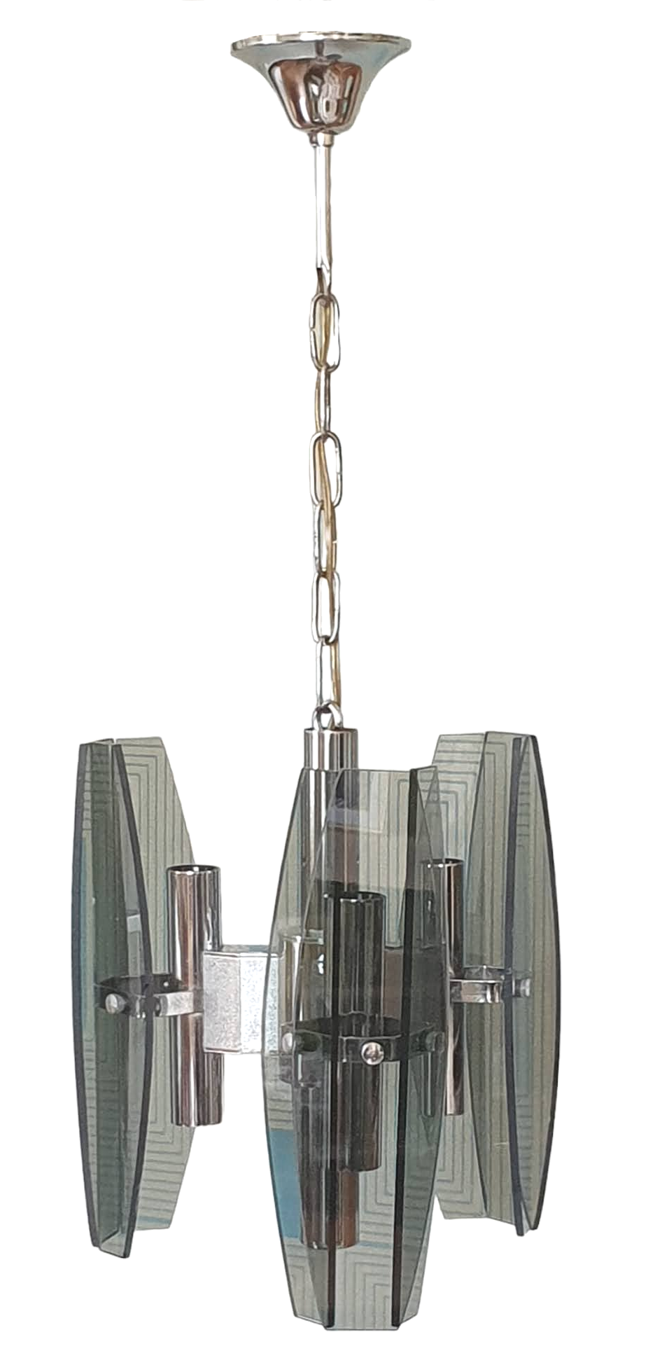 Chandelier suspension space age 70s