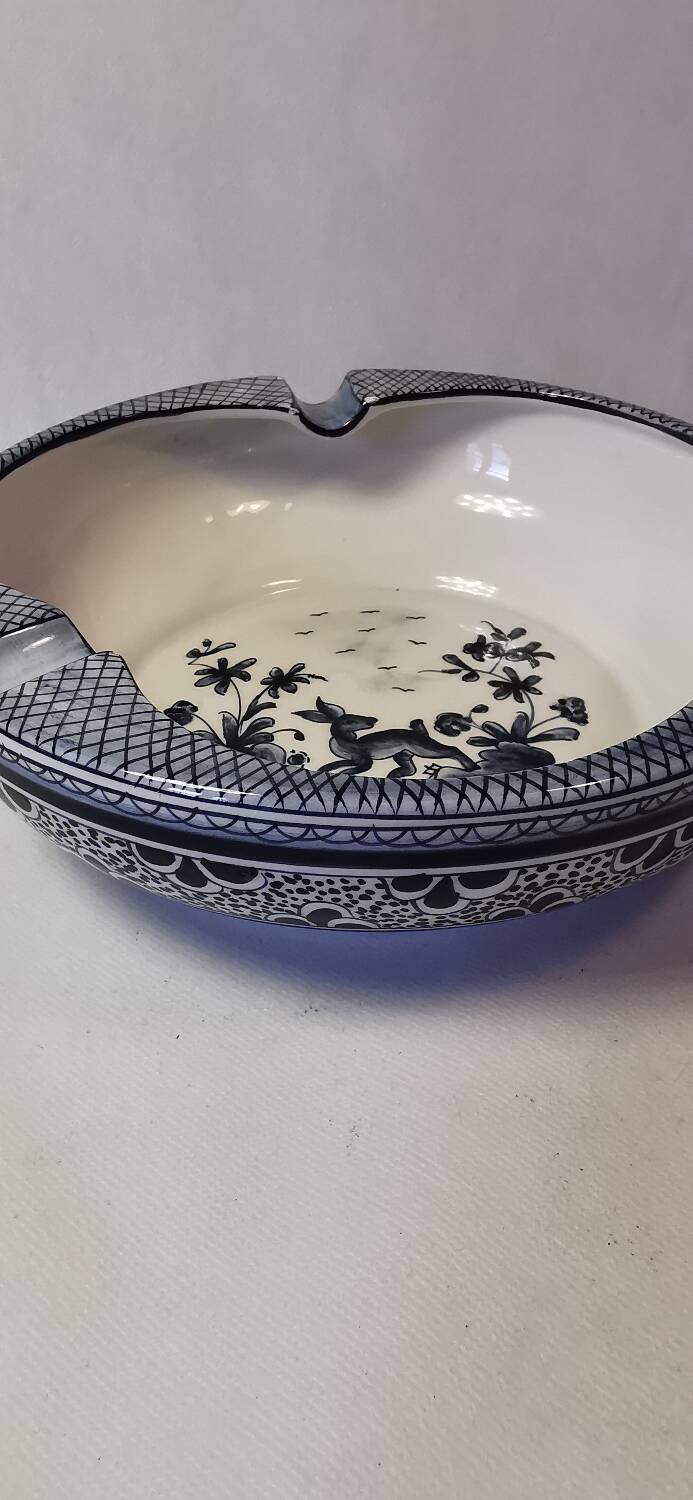 Large sant' anna pottery cigar ashtray portugal