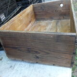 Ancienne caisse en bois publicitaire Nestlé