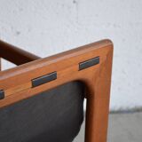 Teak magazine rack by Aksel Kjersgaard for Salin Møbler, 1960s.