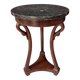 Empire Style Tripod Pedestal Table in Mahogany with Swan Neck Legs