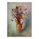 Grande huile sur toile signée Frans Depooter 1943 Bouquet de fleurs
