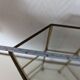 Vitrine pour miniatures, armoire en verre et laiton