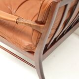 Vintage leather armchair from Ulferts Sweden made in the 1970s