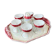 Porte-coquetier en porcelaine