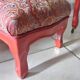 Restored red footrest