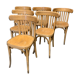 Lot de 6 chaise de bistrot ancienne 1960