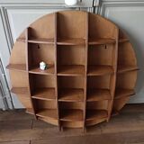 Vintage half-moon shelf