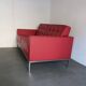 Canapé cuir 2 pers Florence Knoll