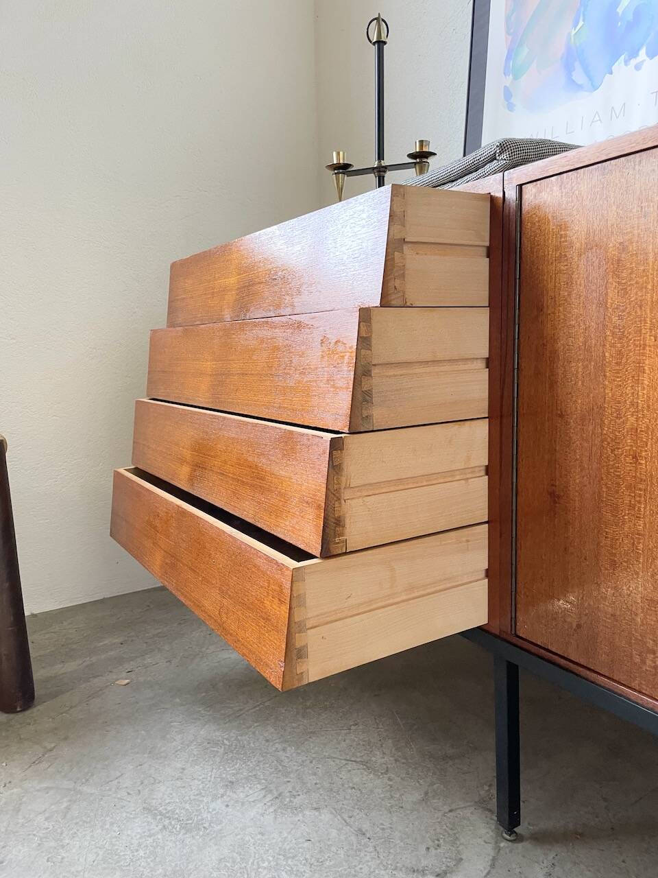 Vintage 50s modernist sideboard