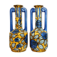 Paire de vases époque art déco a décors émaillé